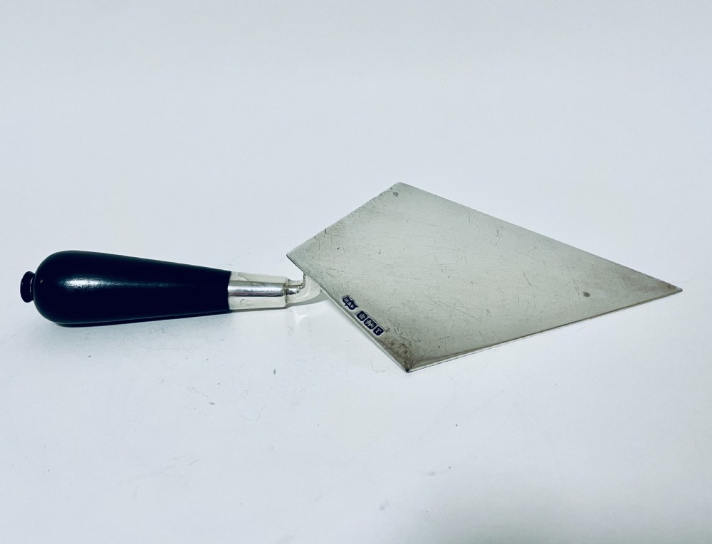 Antique Silver Presentation Trowel View VIII