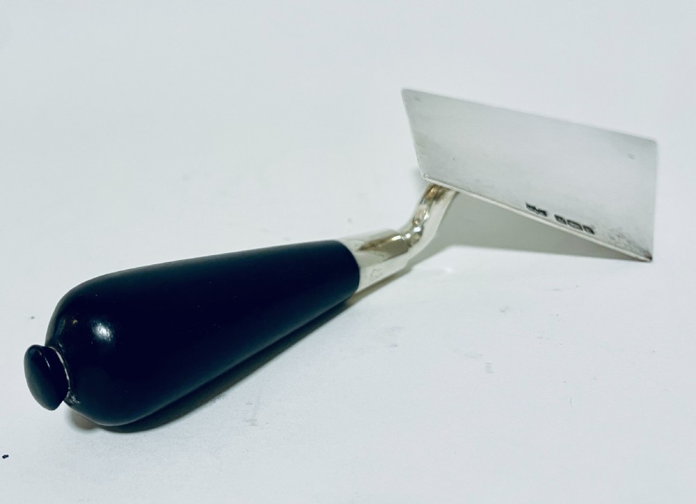 Antique Silver Presentation Trowel View X