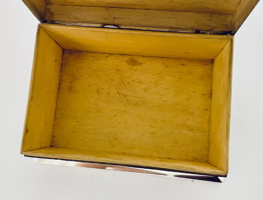 Art Deco Silver Cigarette Box View IX