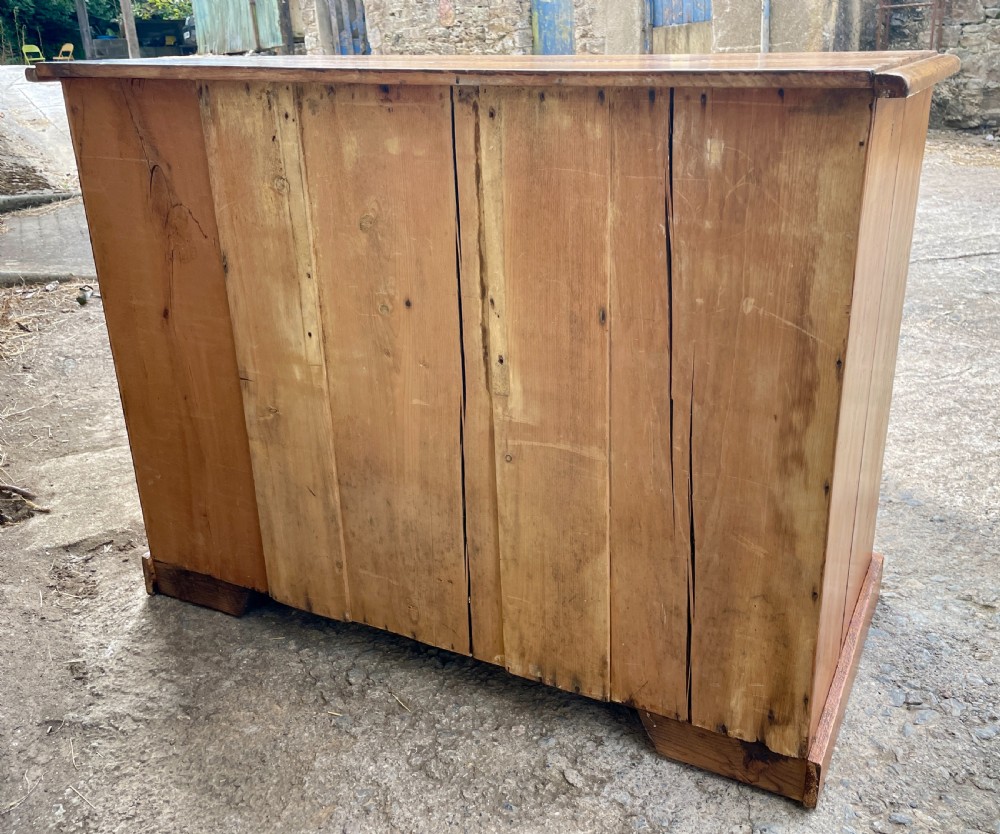Antique Stripped Pine Chest of Drawers View III