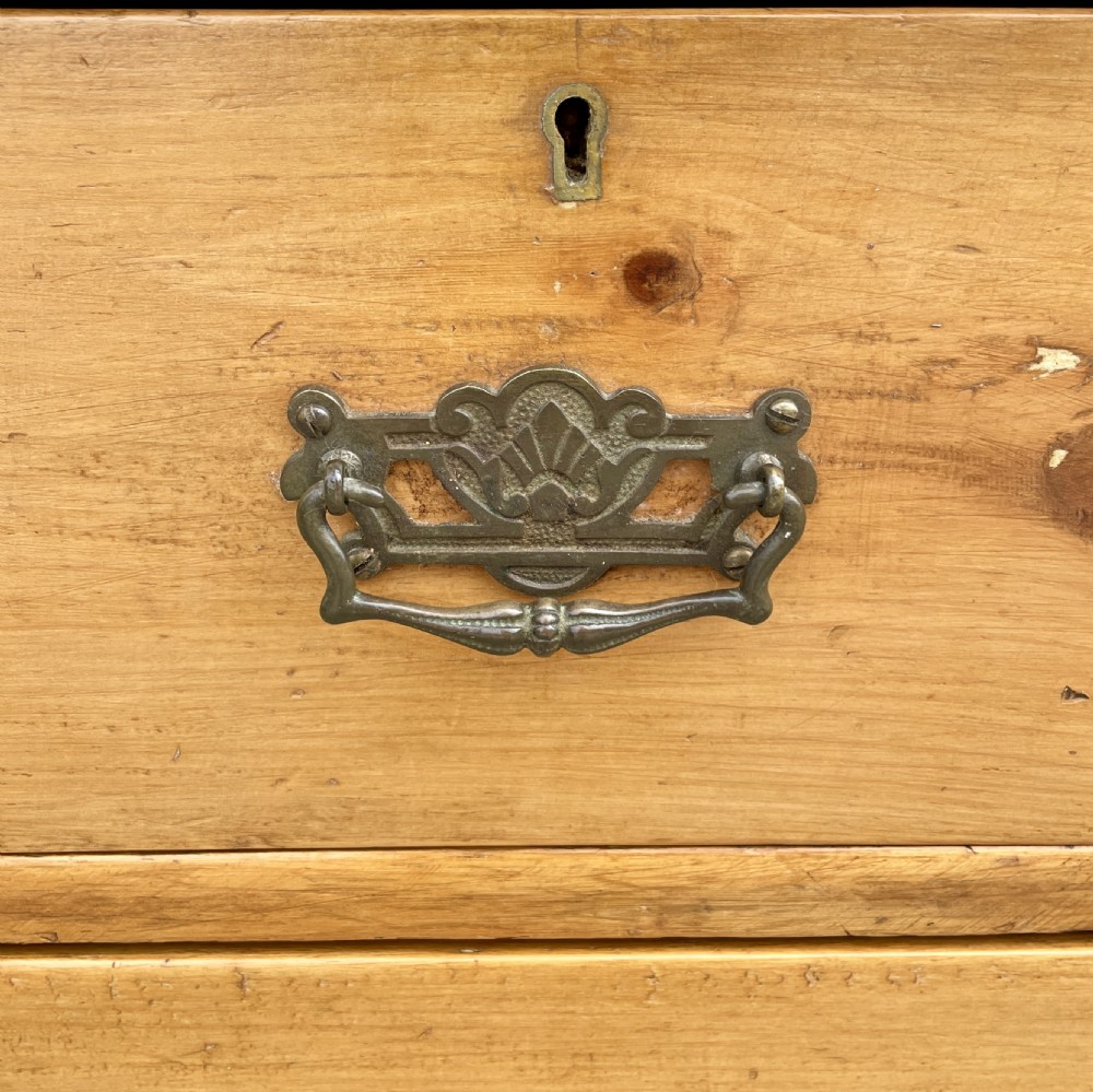 Antique Stripped Pine Chest of Drawers View VIII