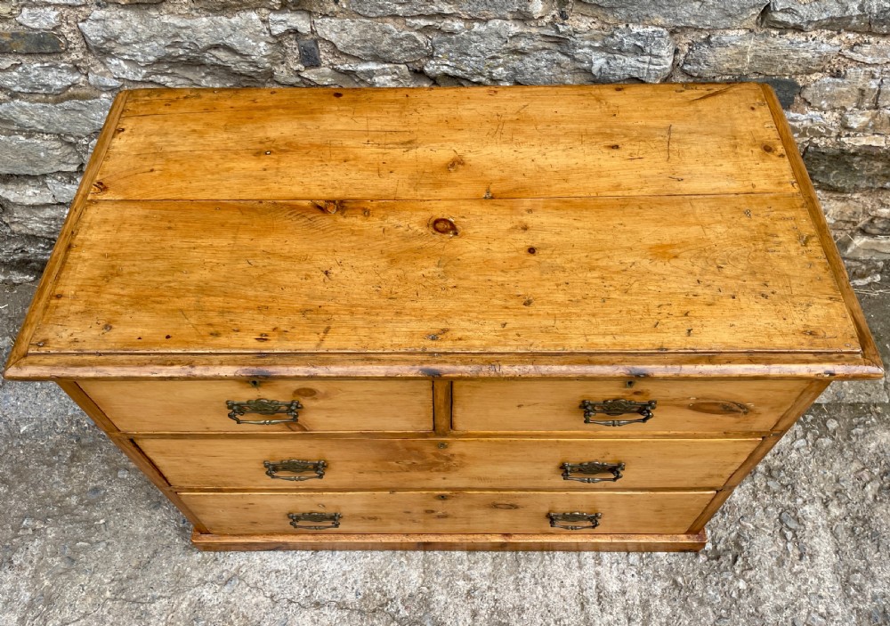 Antique Stripped Pine Chest of Drawers View IX