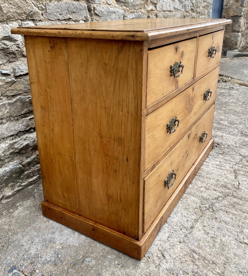 Antique Stripped Pine Chest of Drawers View XIII