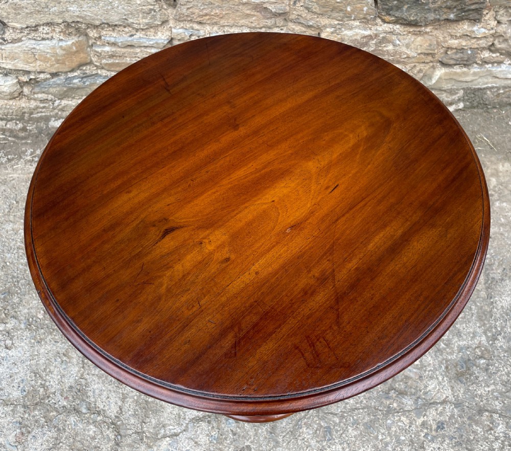 William IV Mahogany and Marble Table View X