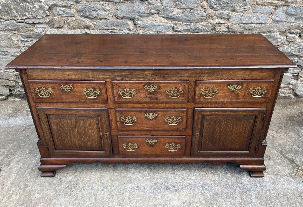 Georgian Oak Dresser Base View III