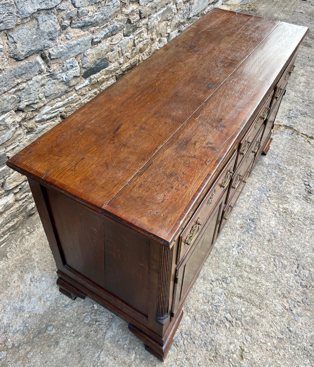 Georgian Oak Dresser Base View XV