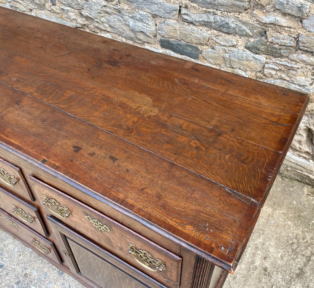 Georgian Oak Dresser Base View XVI