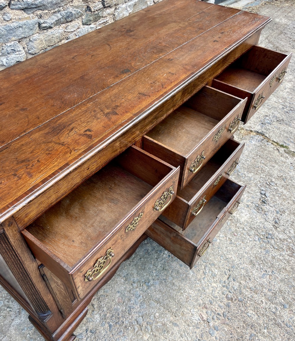 Georgian Oak Dresser Base View XVIII