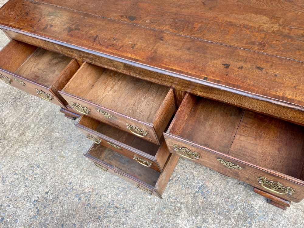 Georgian Oak Dresser Base View XIX
