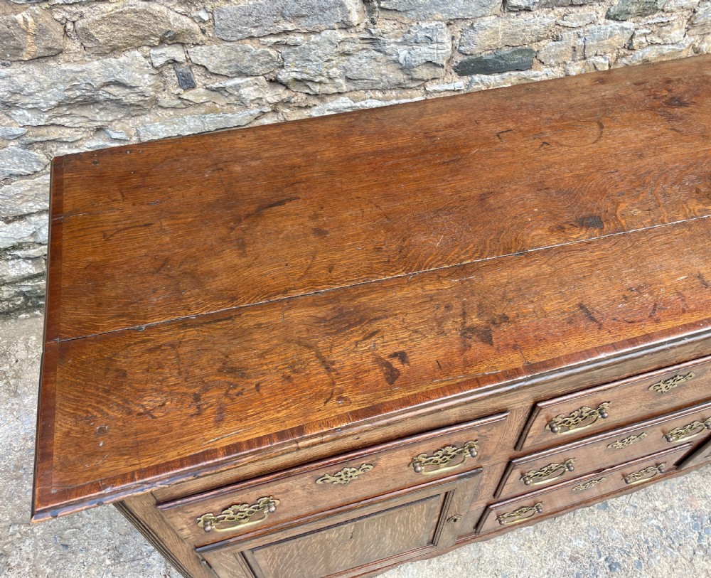 Georgian Oak Dresser Base View XXIV