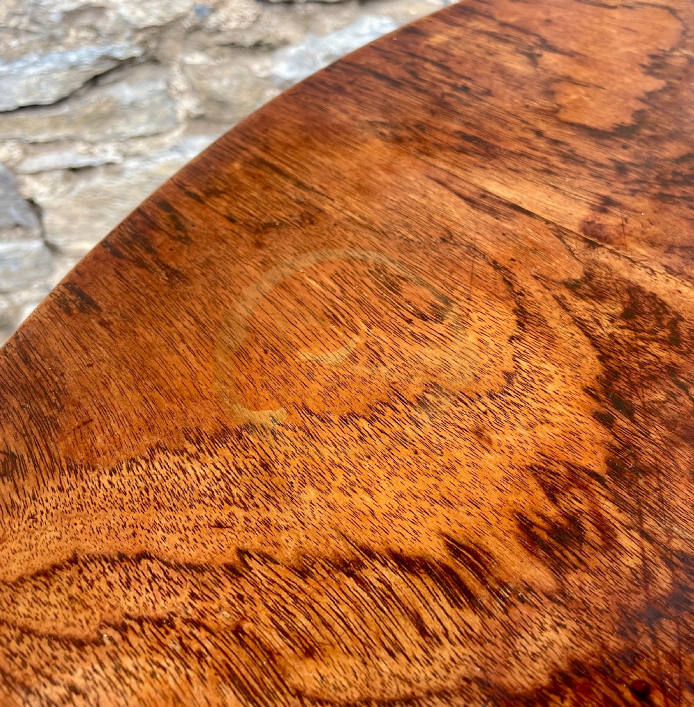 Georgian Elm and Oak Tilt Top Occasional Table
 View XIV