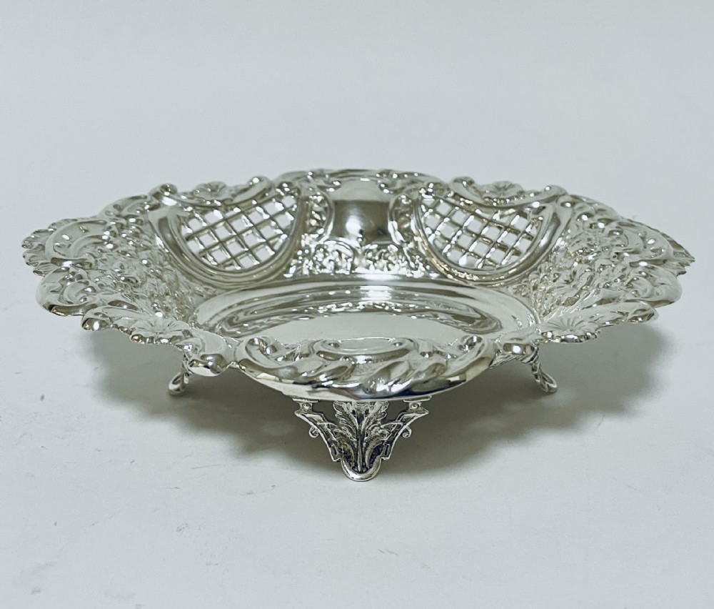 Victorian Silver Bonbon Dish