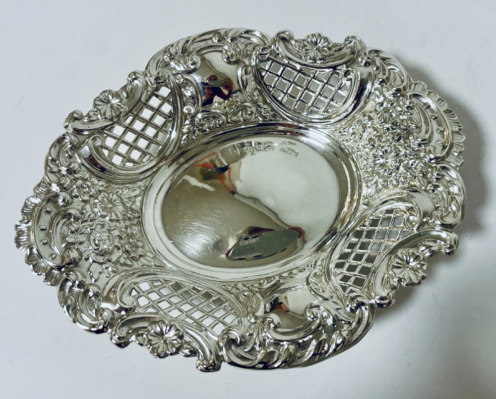 Victorian Silver Bonbon Dish View IV