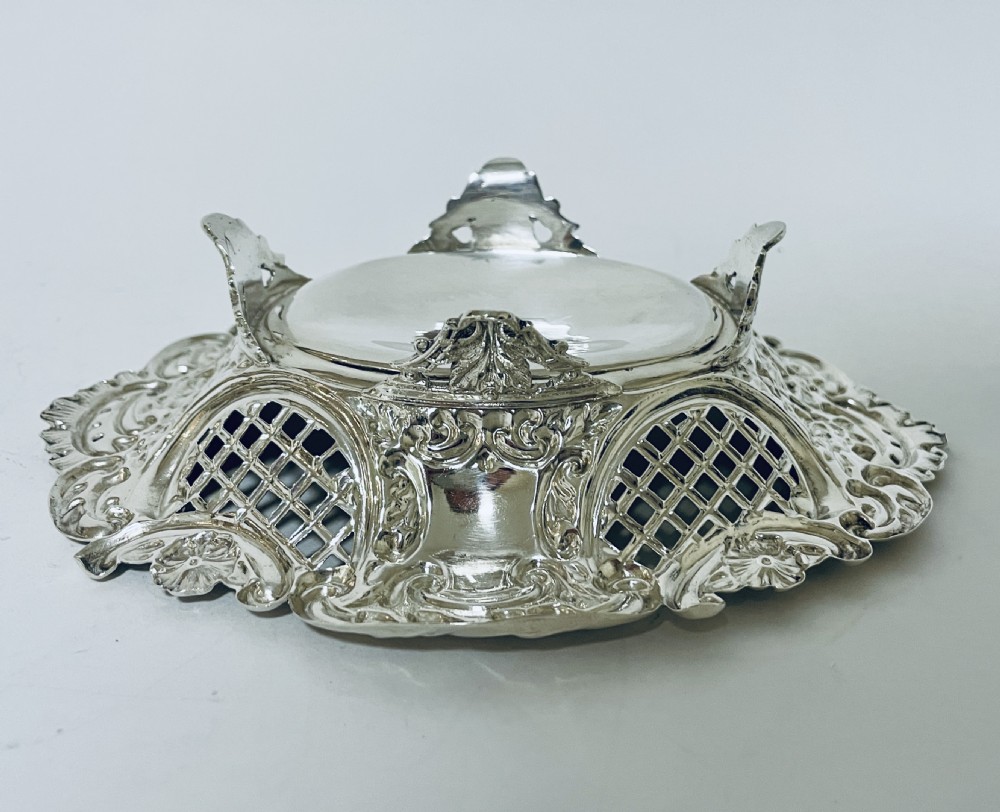 Victorian Silver Bonbon Dish View XI