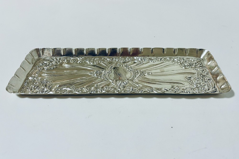 Antique Silver Tray View III
