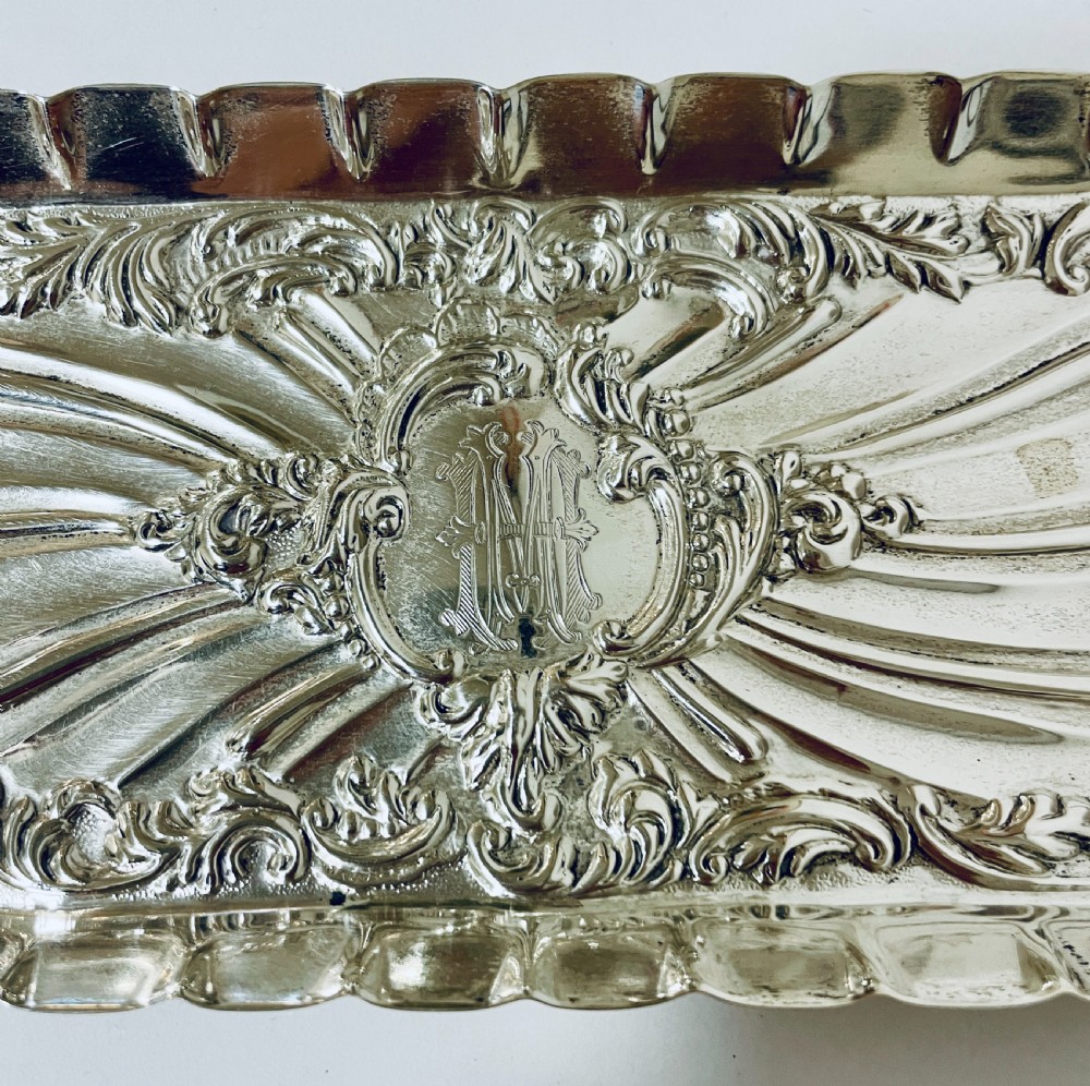 Antique Silver Tray View VII
