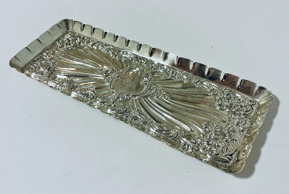 Antique Silver Tray View IX