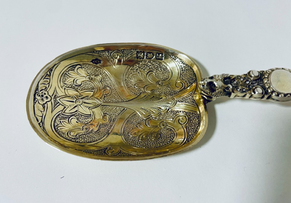 Silver Gilt Anointing Spoon View III