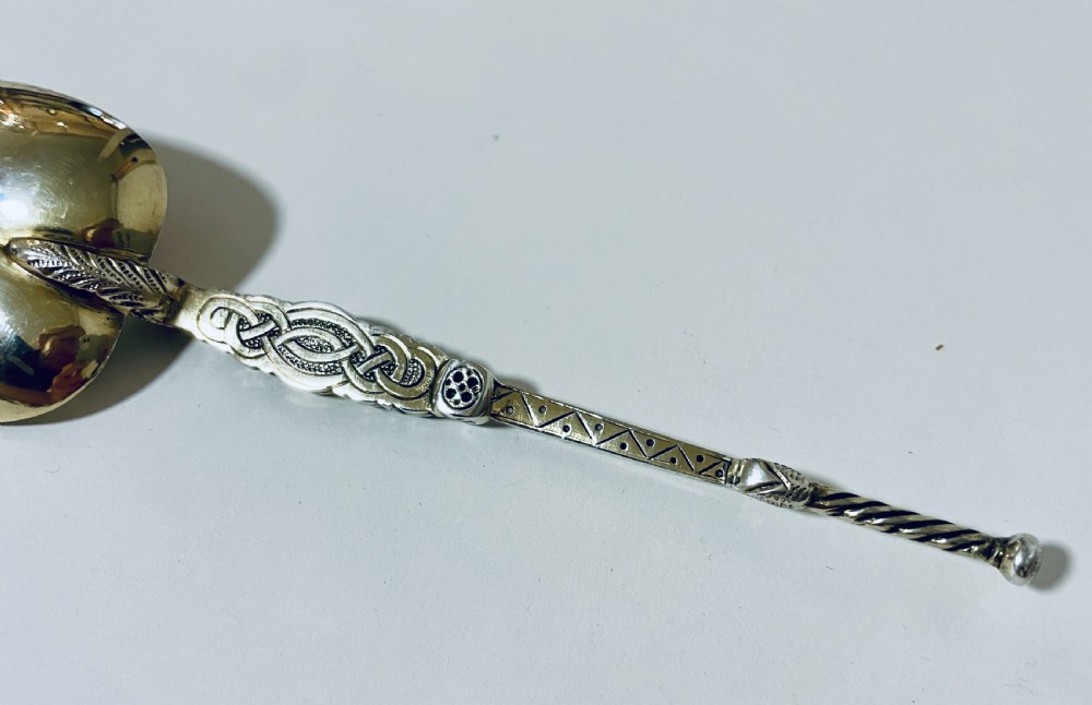 Silver Gilt Anointing Spoon View VI