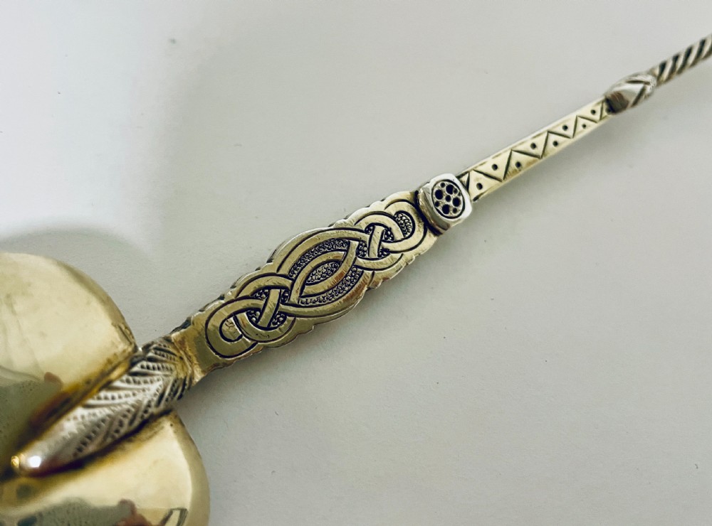 Silver Gilt Anointing Spoon View VIII