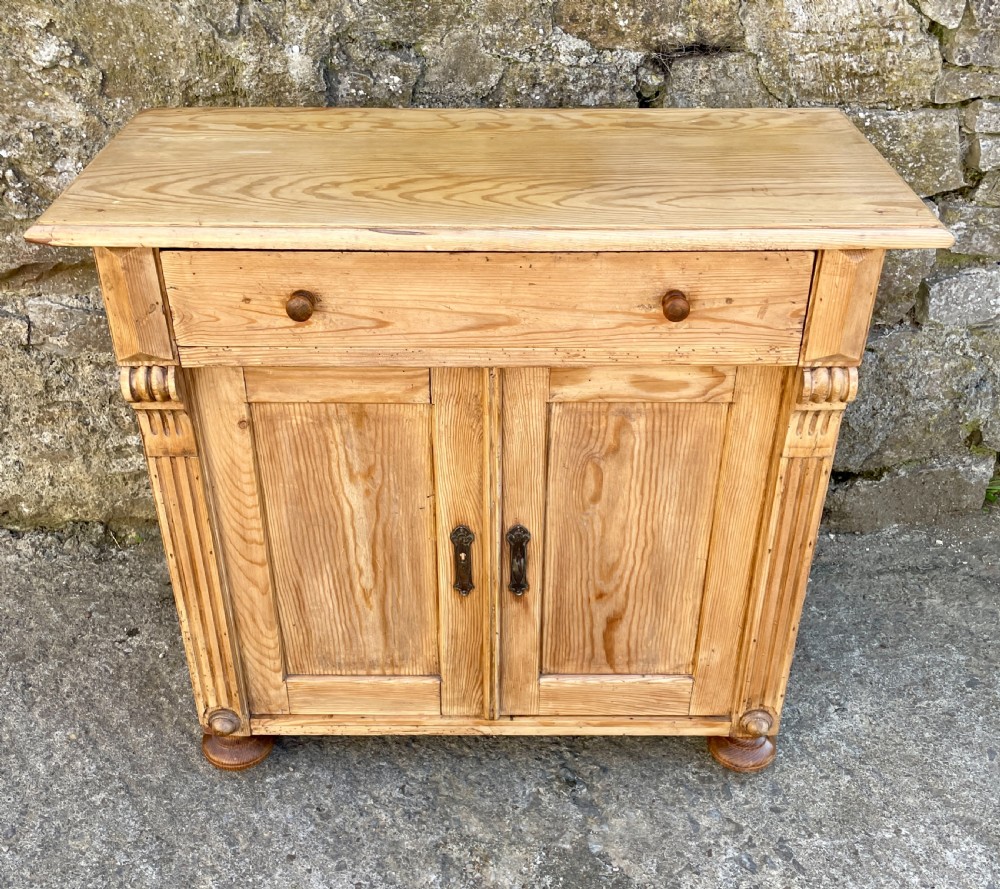 Antique Continental Pine Cupboard View III