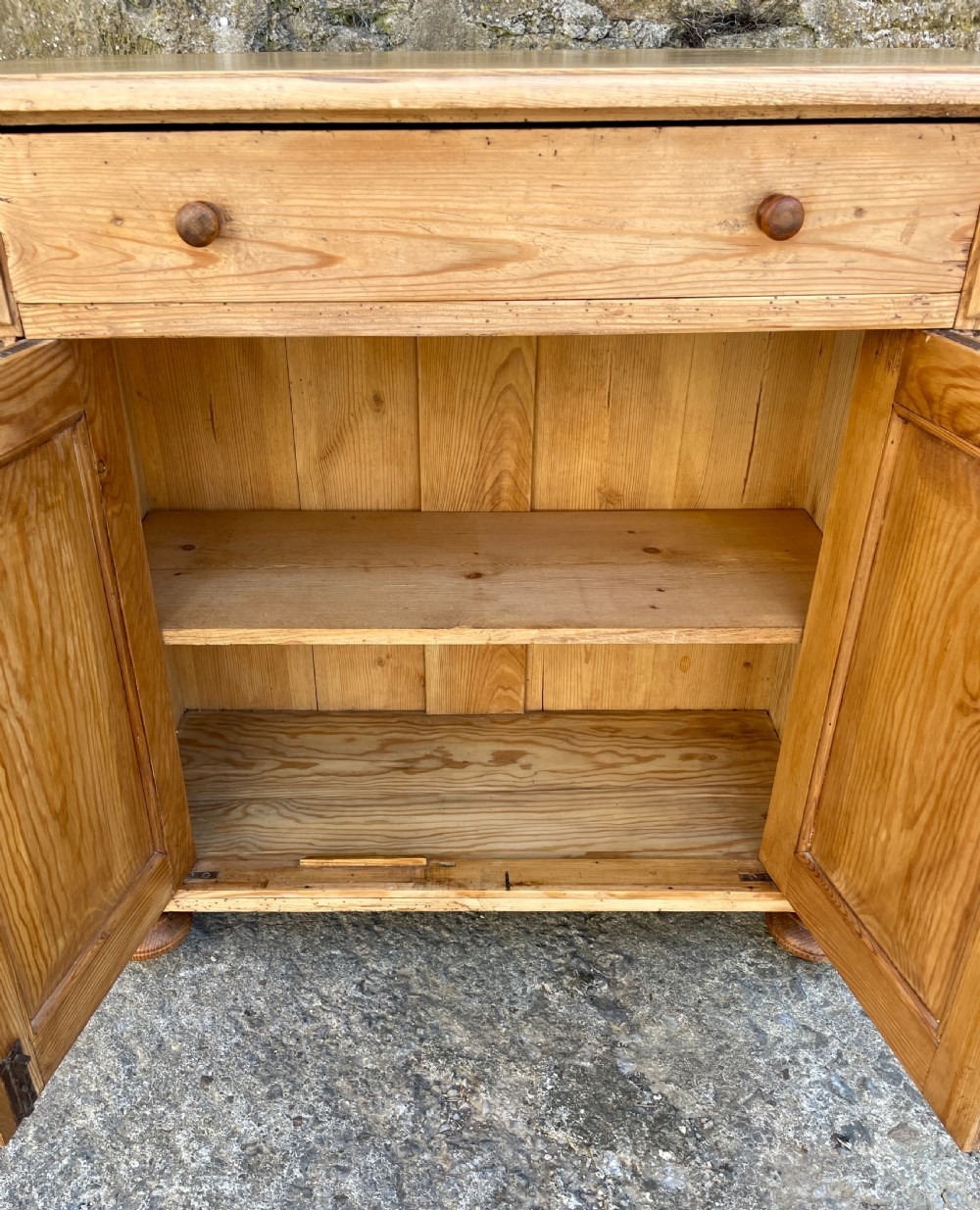 Antique Continental Pine Cupboard View XI