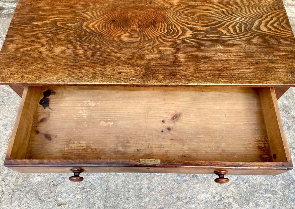 Georgian Elm Side Table View XVII