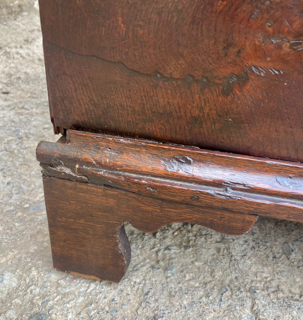 Small Georgian Oak Bureau View XXIII