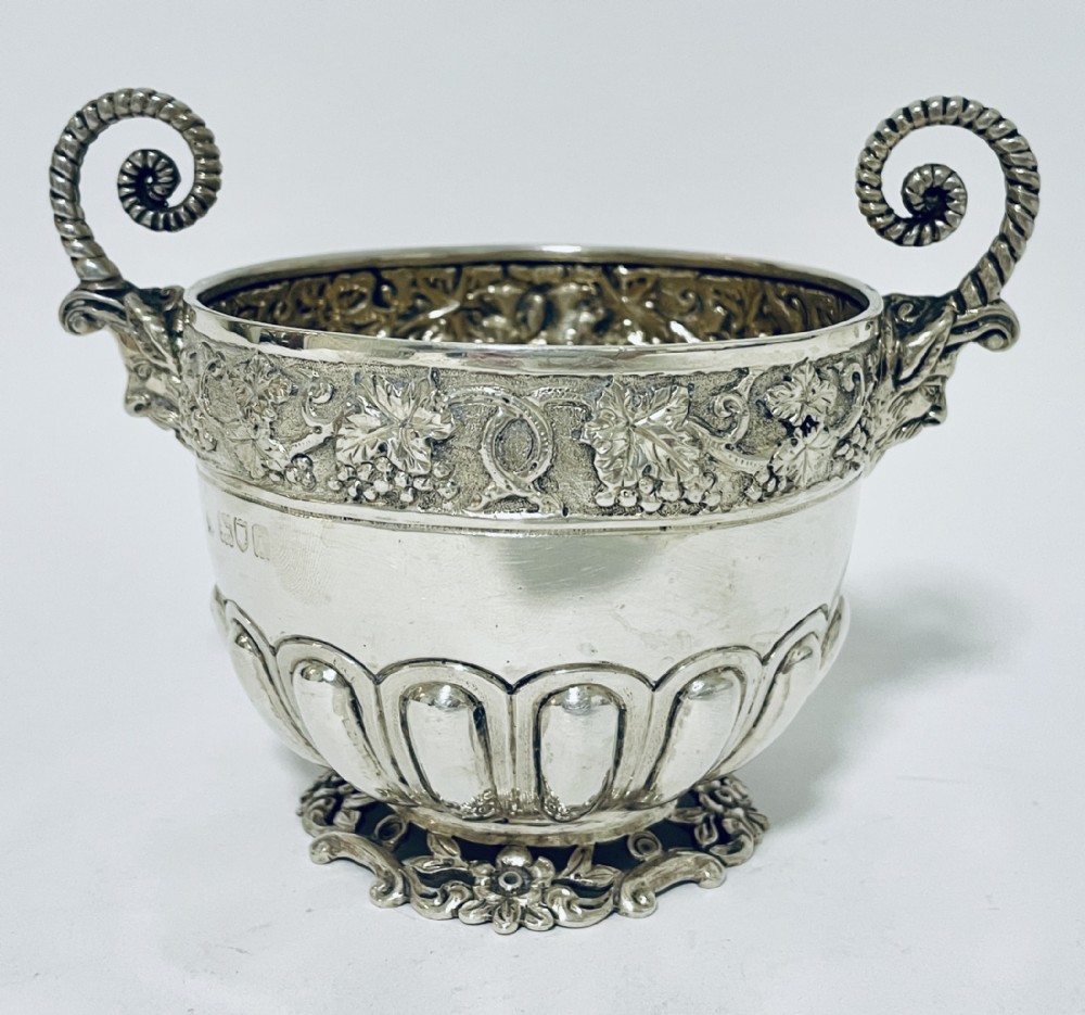 Antique Silver Twin Handled Cup