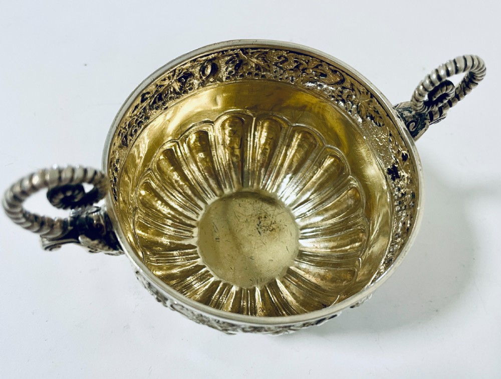 Antique Silver Twin Handled Cup View XI