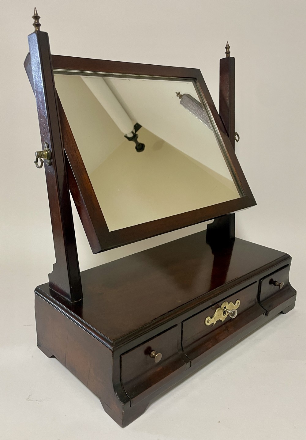 George III Mahogany Swing Dressing Table Mirror View VIII