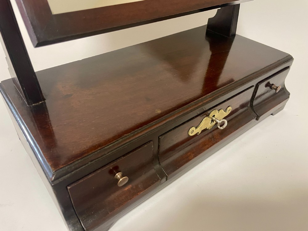 George III Mahogany Swing Dressing Table Mirror View XII