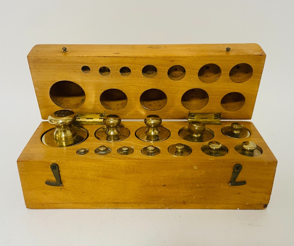 Complete Set of Brass Weights