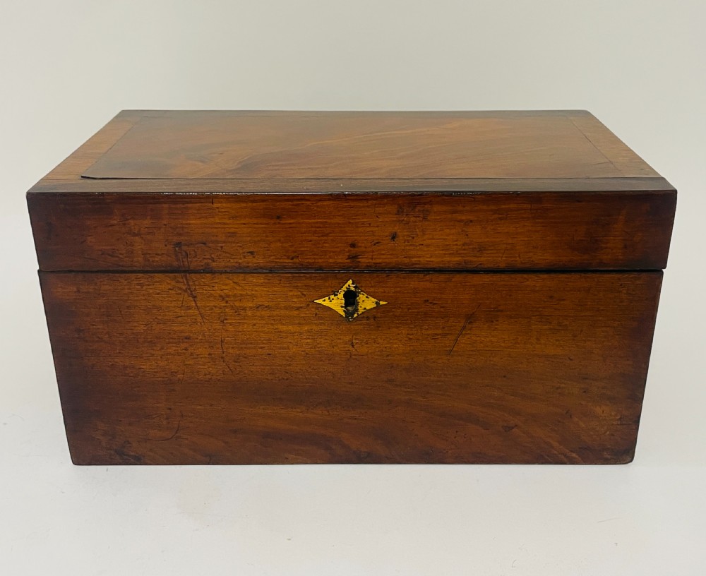 Georgian Mahogany Tea Caddy View XII