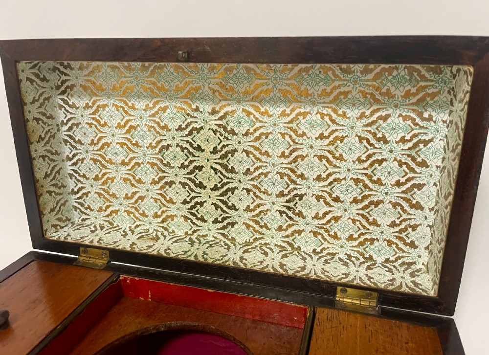 Georgian Mahogany Tea Caddy View VI