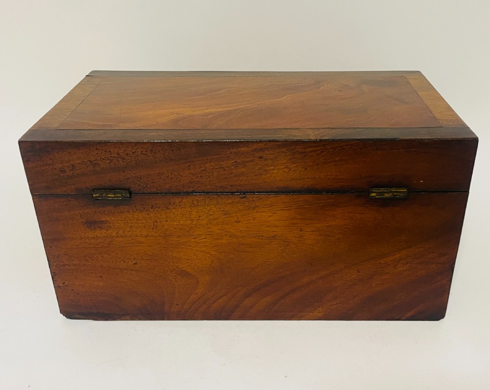 Georgian Mahogany Tea Caddy View VIII