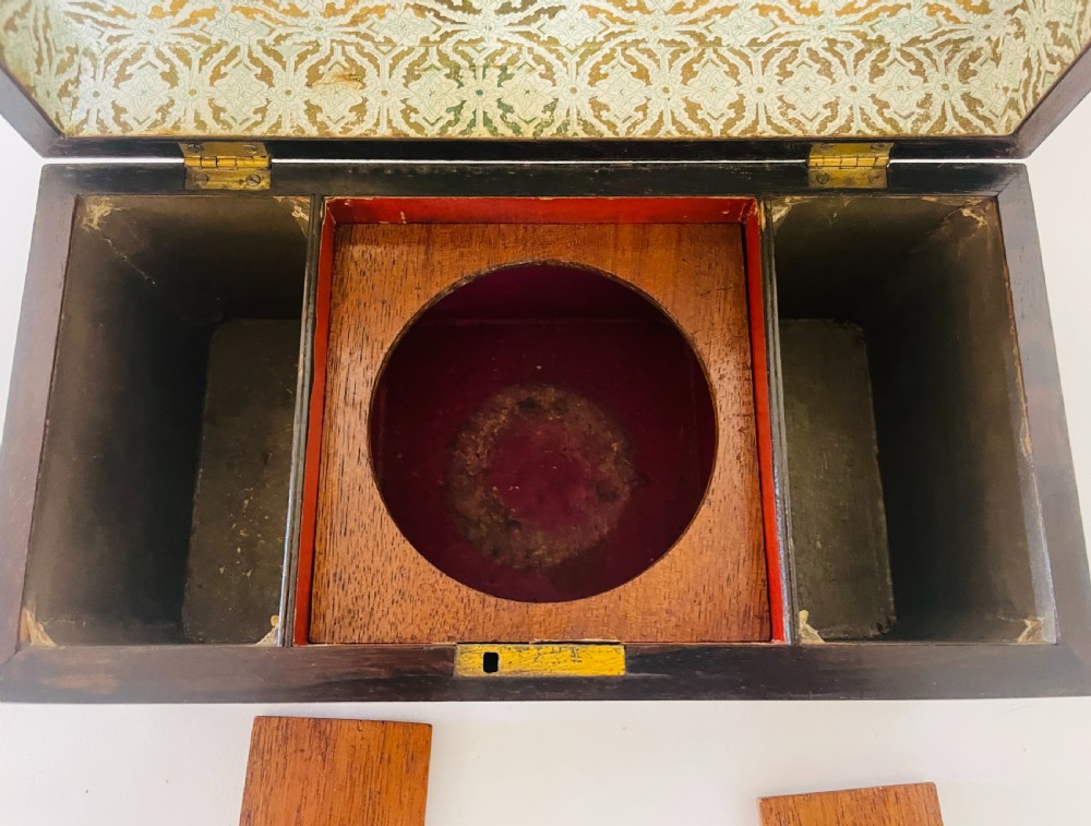 Georgian Mahogany Tea Caddy View X