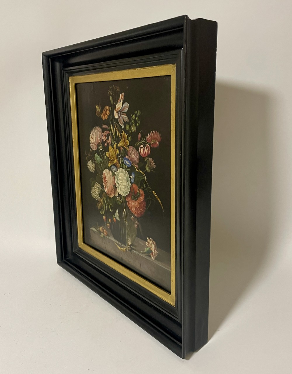 19th Century Flemish School Still Life Oil on Panel View X