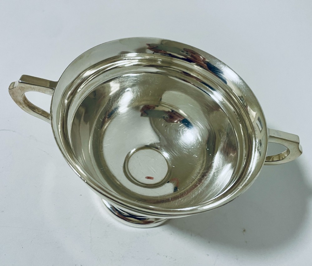 Antique Boxed Silver Christening Set View IV