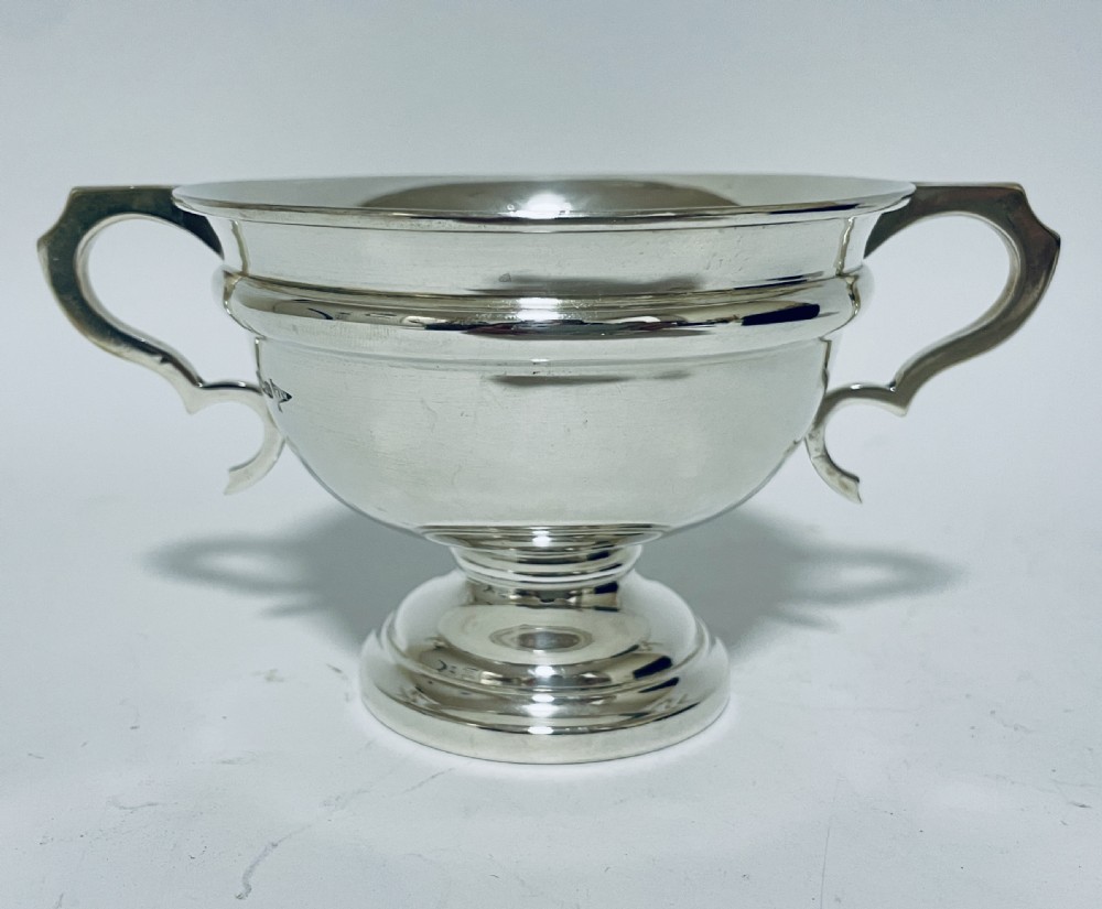 Antique Boxed Silver Christening Set View XIII