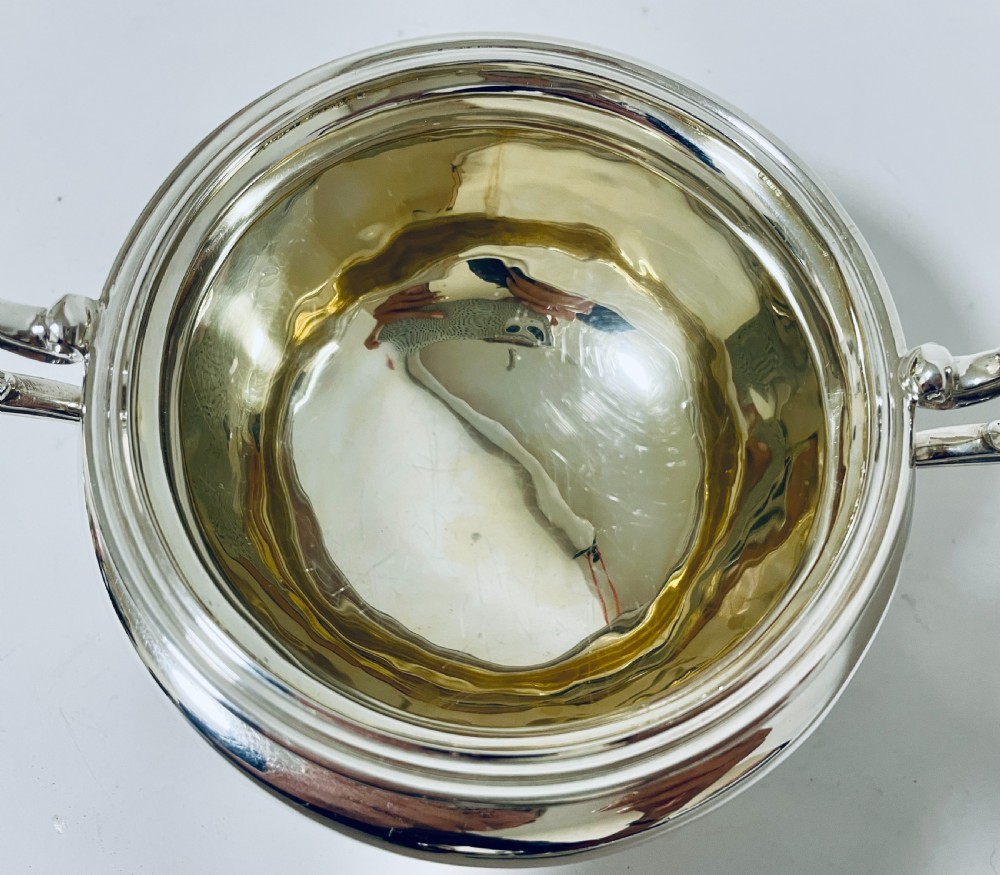 Large Early Victorian Sugar Bowl View XII