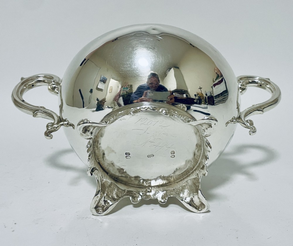 Large Early Victorian Sugar Bowl View XIII