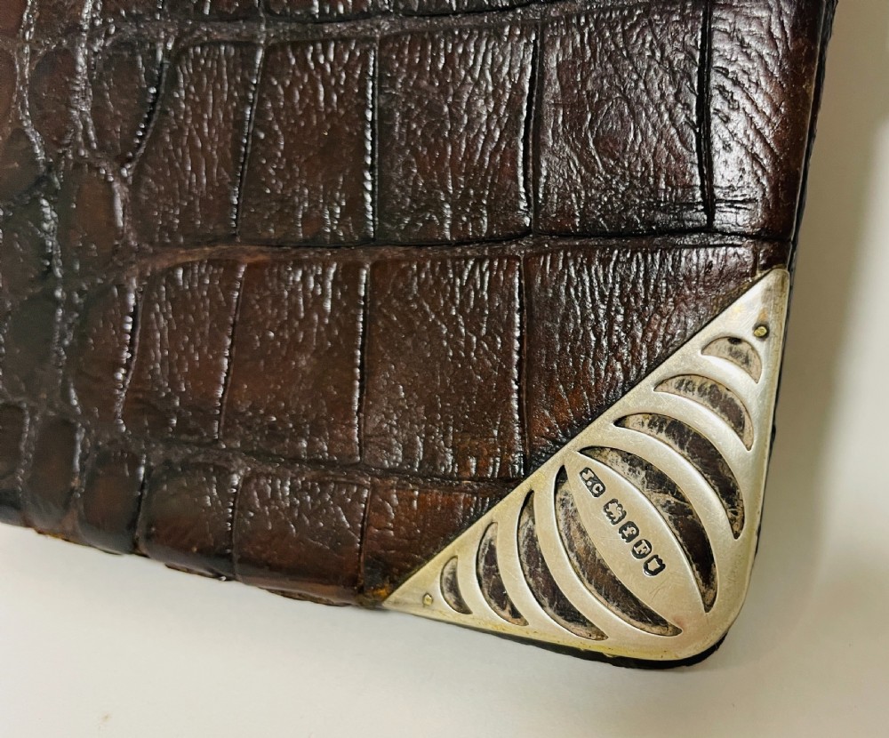 Victorian Leather & Silver Mounted Wallet by Finnigans View II