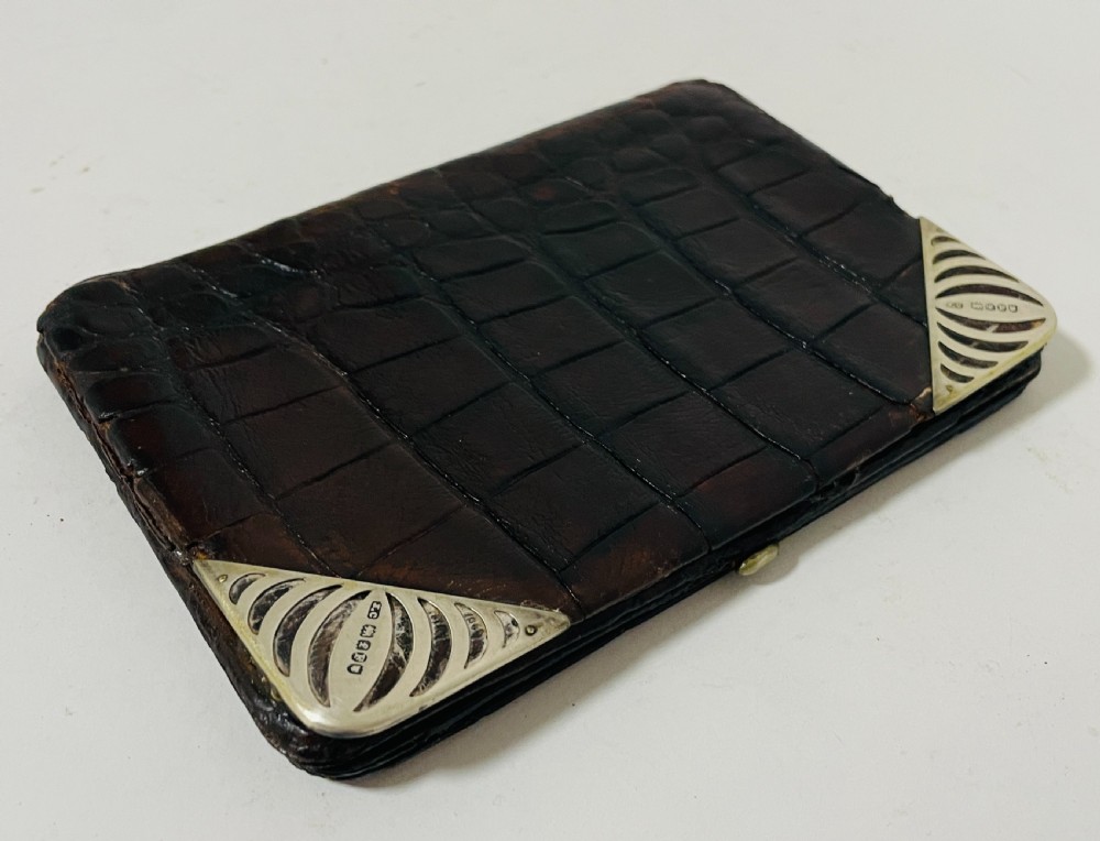 Victorian Leather & Silver Mounted Wallet by Finnigans View IV