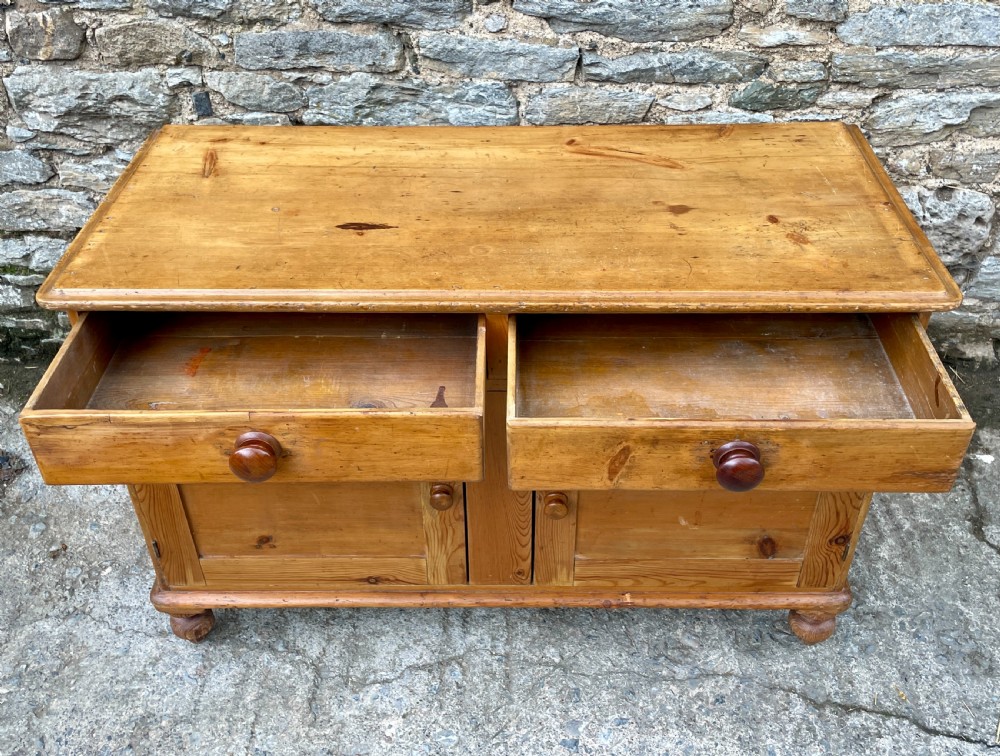 Antique Pine Sideboard View V