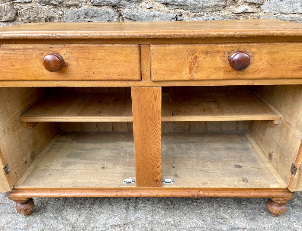 Antique Pine Sideboard View VII