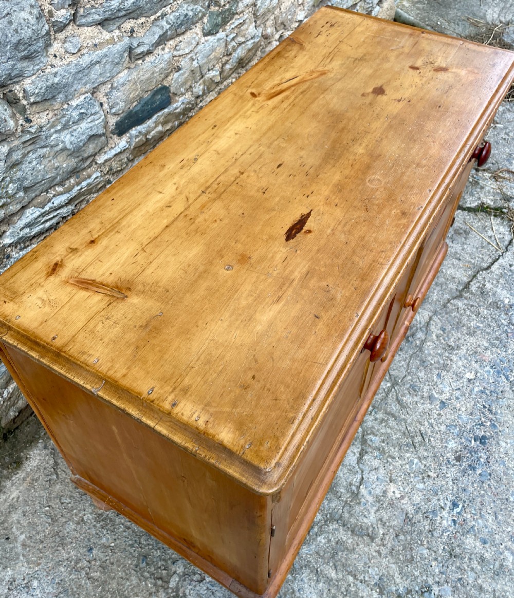 Antique Pine Sideboard View VIII