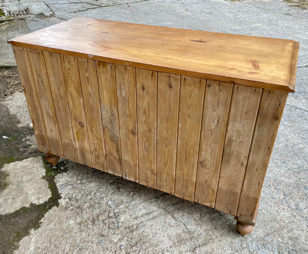 Antique Pine Sideboard View X