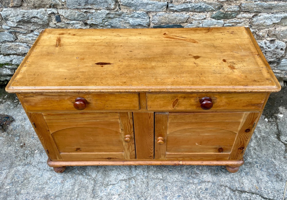 Antique Pine Sideboard View XI