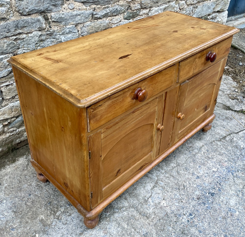 Antique Pine Sideboard View XVI